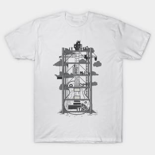 Building music with the fantastic guitar Gibson T-Shirt
